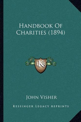 Cover image for Handbook of Charities (1894)