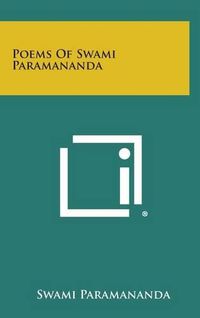 Cover image for Poems of Swami Paramananda