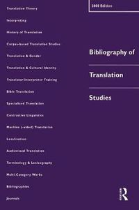 Cover image for Bibliography of Translation Studies