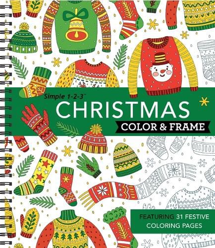 Cover image for Color & Frame - Christmas (Coloring Book)