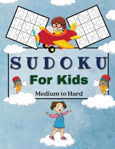 Cover image for Sudoku For Kids Medium to Hard