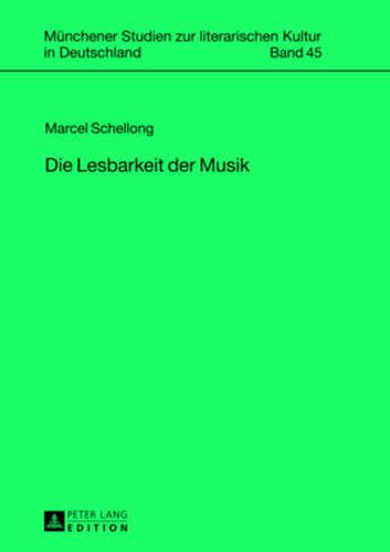 Cover image for Die Lesbarkeit Der Musik