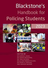 Cover image for Blackstone's Handbook for Policing Students 2023