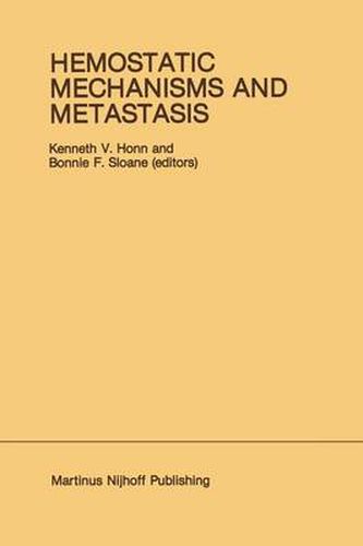 Cover image for Hemostatic Mechanisms and Metastasis