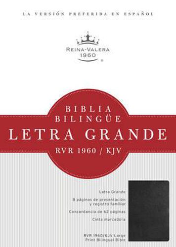 Cover image for RVR 1960/KJV Biblia Bilingue Letra Grande, negro tapa dura