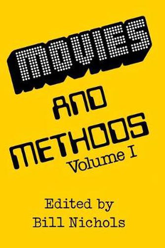 Cover image for Movies and Methods, Volume 1