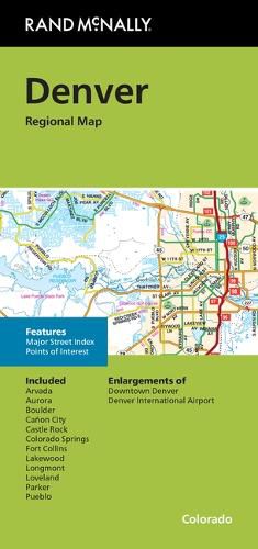 Cover image for Rand McNally Folded Map: Denver Regional Map