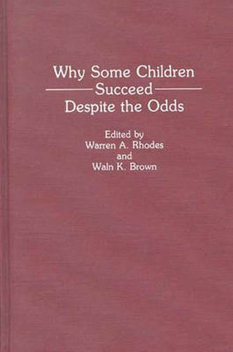 Cover image for Why Some Children Succeed Despite the Odds