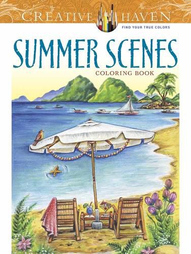 Cover image for Creative Haven Summer Scenes Coloring Book