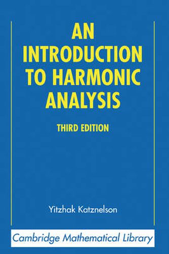 Cover image for An Introduction to Harmonic Analysis