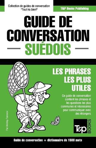 Cover image for Guide de conversation Francais-Suedois et dictionnaire concis de 1500 mots