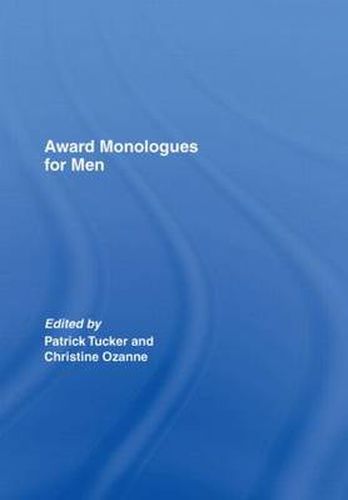 Award Monologues for Men