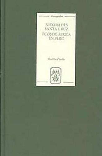 Cover image for Nicomedes Santa Cruz: Ecos de Africa en Peru