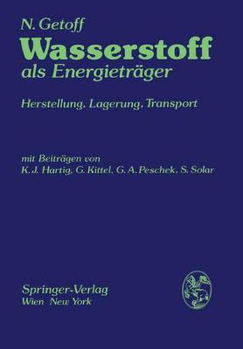 Cover image for Wasserstoff ALS Energietrager: Herstellung, Lagerung, Transport