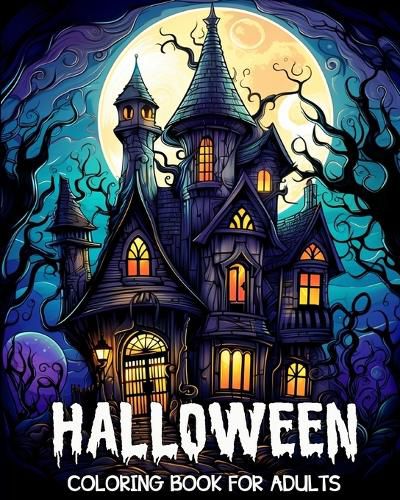 Cover image for Halloween Coloring Book for Adults