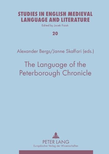 Cover image for The Language of the Peterborough Chronicle