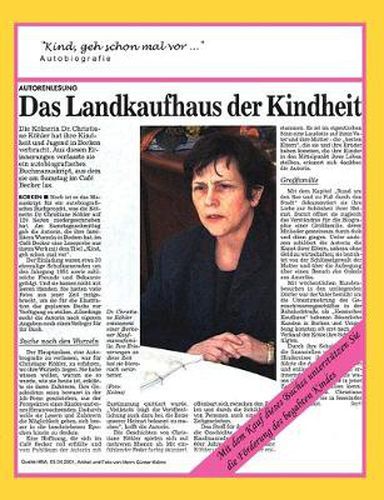 Cover image for Kind, geh schon mal vor...: Das Vierte von Funf Kindern. Erinnerungen an gluckliche Kindheitstage in den 50er und 60er Jahren in einer Grossfamilie