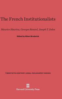 Cover image for The French Institutionalists