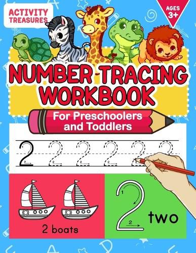 Cover image for Number Tracing Workbook For Preschoolers And Toddlers