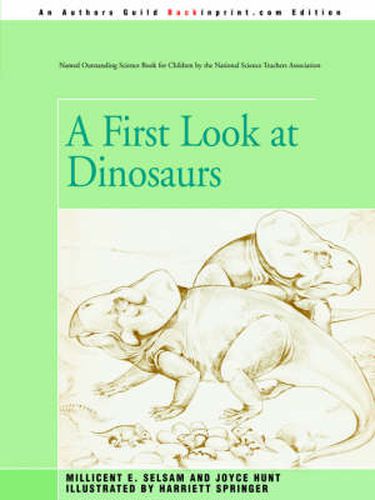 Cover image for A First Look at Dinosaurs