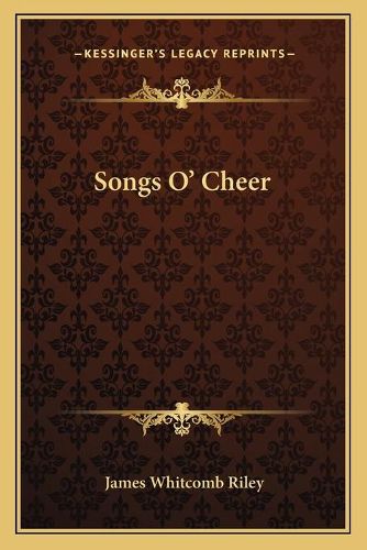 Cover image for Songs O' Cheer
