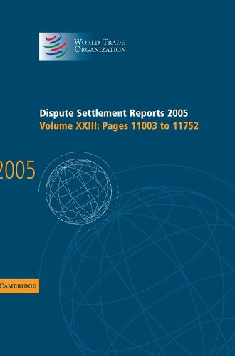 Cover image for Dispute Settlement Reports 2005