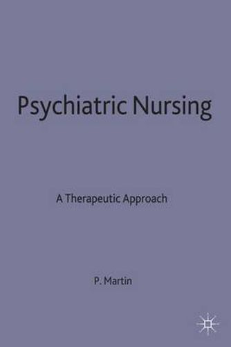 Cover image for Psychiatric Nursing: A Therapeutic Approach