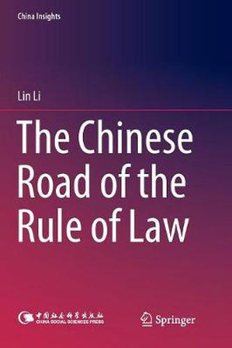 Cover image for The Chinese Road of the Rule of Law