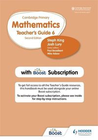 Cover image for Hodder Cambridge Primary Mathematics Teacher's Guide Stage 6 with Boost Subscription