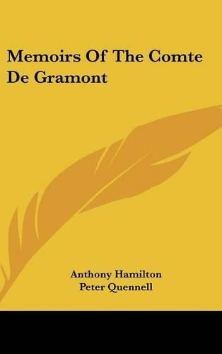 Cover image for Memoirs of the Comte de Gramont