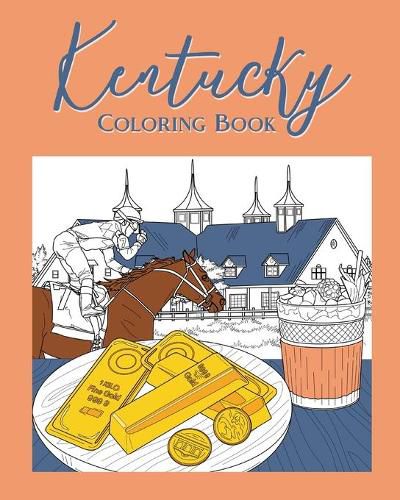 Cover image for Kentucky Coloring Book