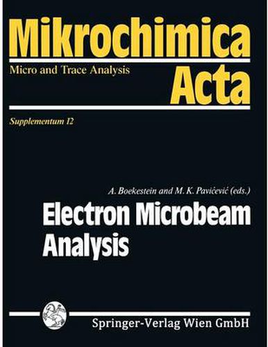 Cover image for Electron Microbeam Analysis