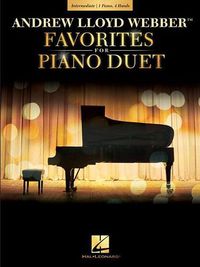 Cover image for Andrew Lloyd Webber Favorites for Piano Duet: Early Intermediate Level