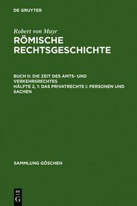 Cover image for Das Privatrechte I: Personen und Sachen