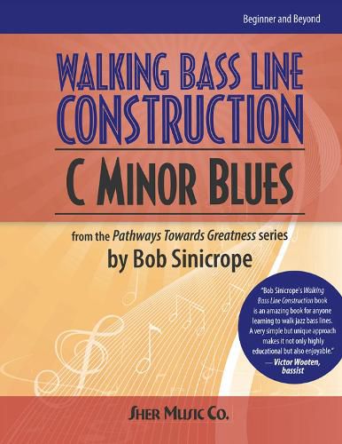 Cover image for Walking Bass Line Construction: C Minor Blues