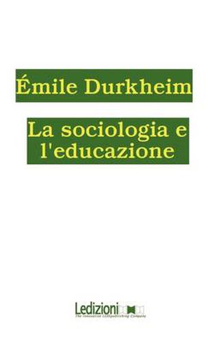 La Sociologia E L'Educazione