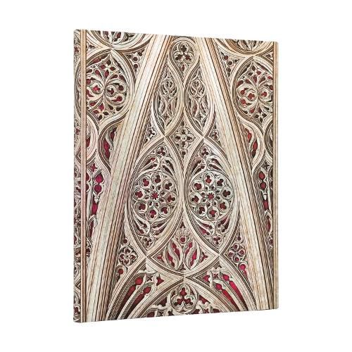Cover image for Vault of the Milan Cathedral (Burgundy) (Duomo di Milano) Ultra Unlined Softcover Journal (Elastic Band)