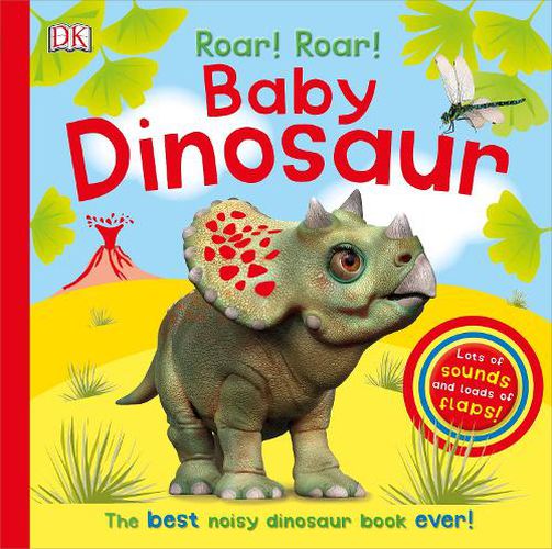 Cover image for Roar! Roar! Baby Dinosaur: The Best Noisy Dinosaur Book Ever!