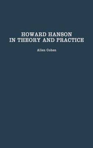 Cover image for Howard Hanson in Theory and Practice