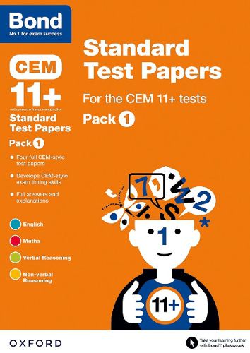 Cover image for Bond 11+: CEM: Standard Test Papers: Pack 1