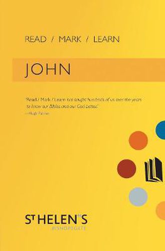 Cover image for Read Mark Learn: John: A Small Group Bible Study