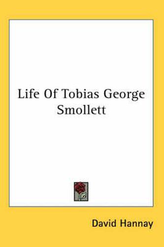 Cover image for Life of Tobias George Smollett