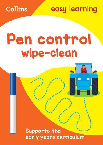 Pen Control Age 3-5 Wipe Clean Activity Book: Ideal for Home Learning