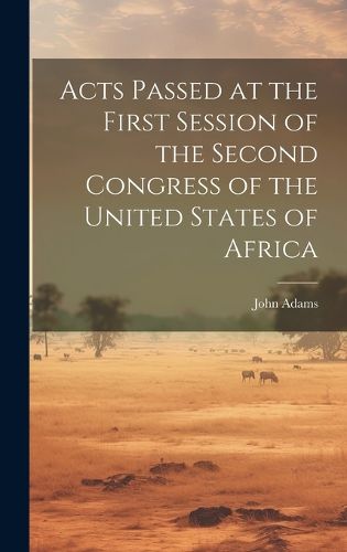 Cover image for Acts Passed at the First Session of the Second Congress of the United States of Africa