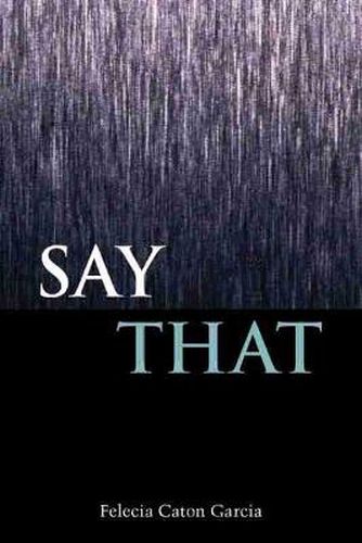 Cover image for Say That