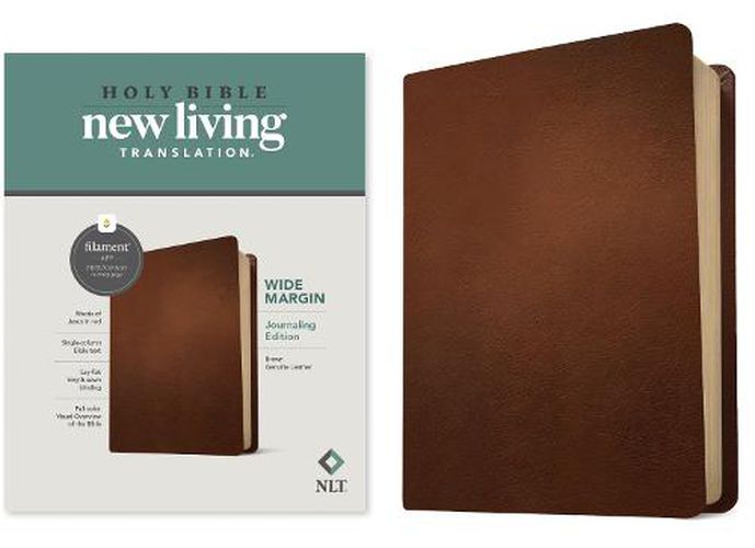 Cover image for NLT Wide Margin Bible, Filament Enabled Edition, Brown