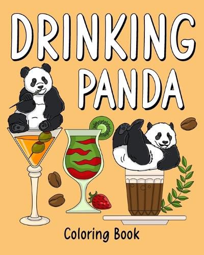Cover image for Drinking Panda Coloring Book