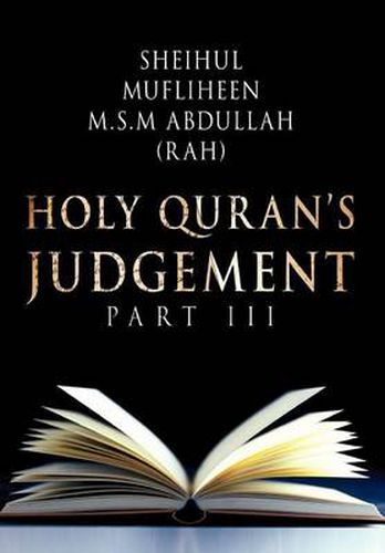 Cover image for Holy Quran's Judgement Part - III