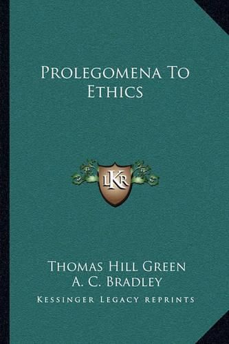 Prolegomena to Ethics