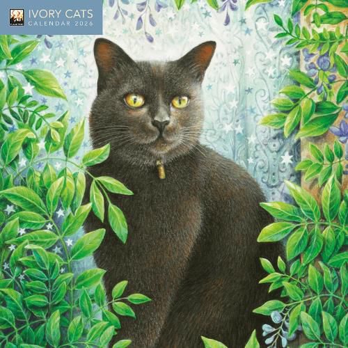 Cover image for Ivory Cats by Lesley Anne Ivory Mini Wall Calendar 2026 (Art Calendar)